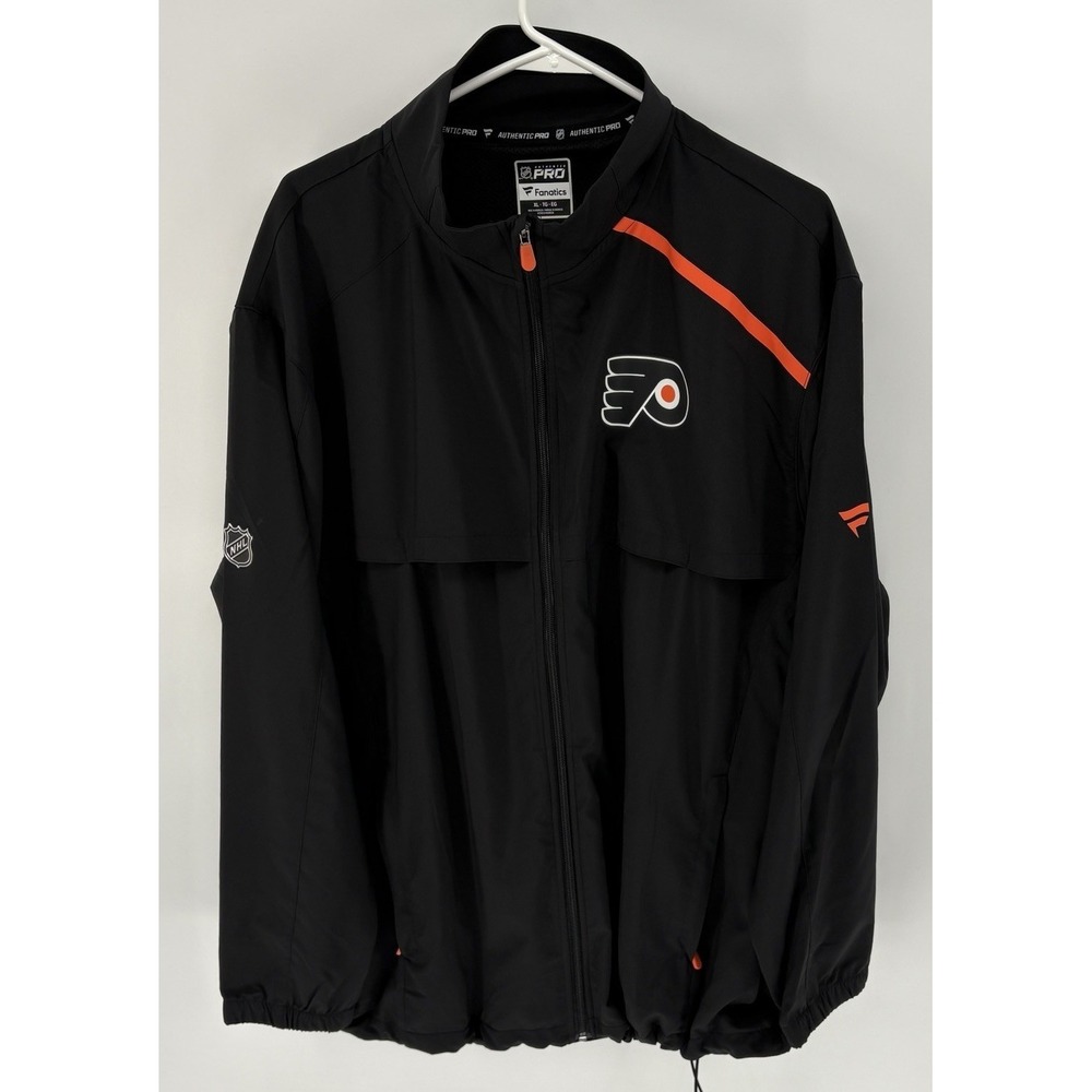Philadelphia Flyers Authentic Pro Full Zip Windbreaker NHL Fanatics Tech Men XL